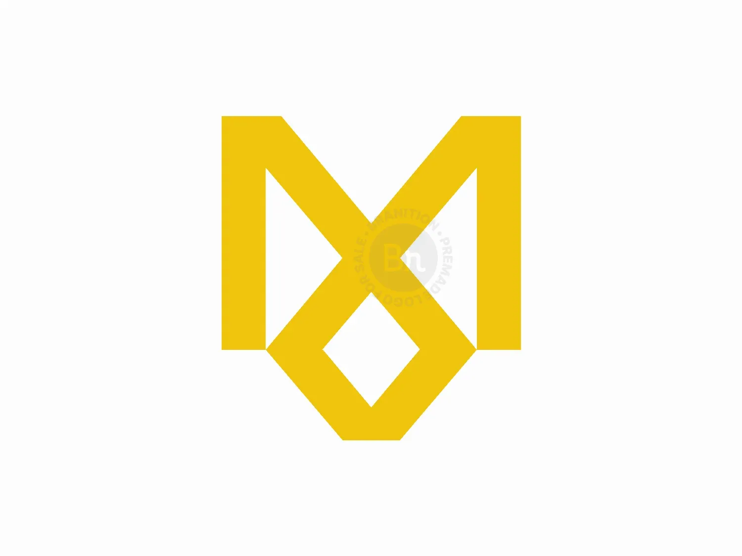 M Diamond Monogram Logo