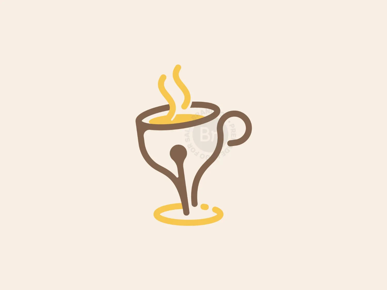 Writer Coffee Cup Logo