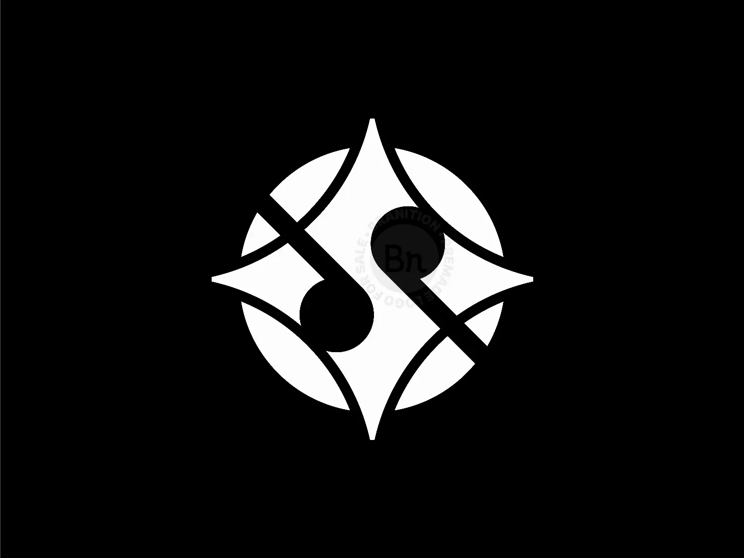 Letter S Sparkle Shining Bright Modern Line Monogram Logo