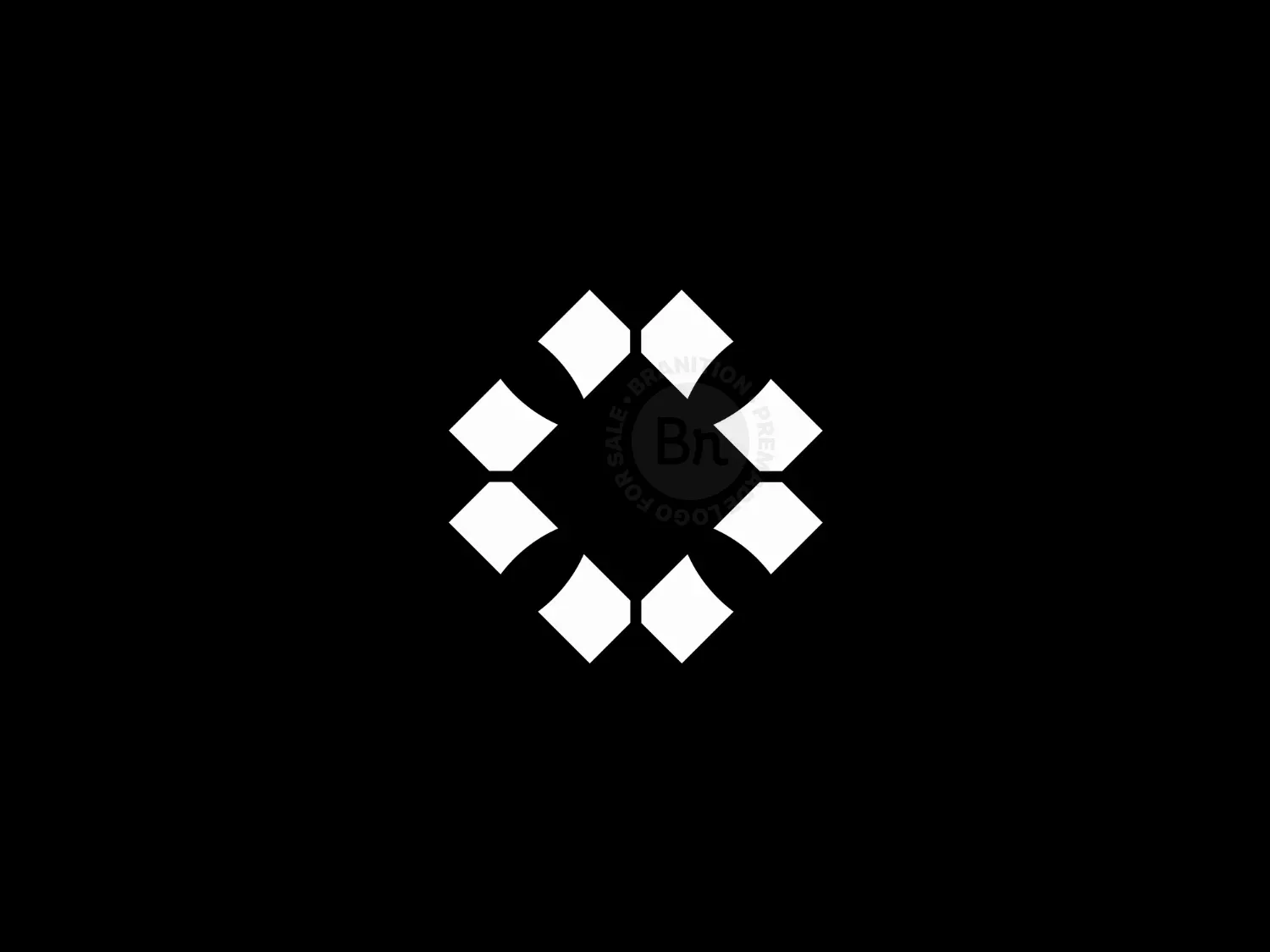 Modular Geometric Diamond Logo Design