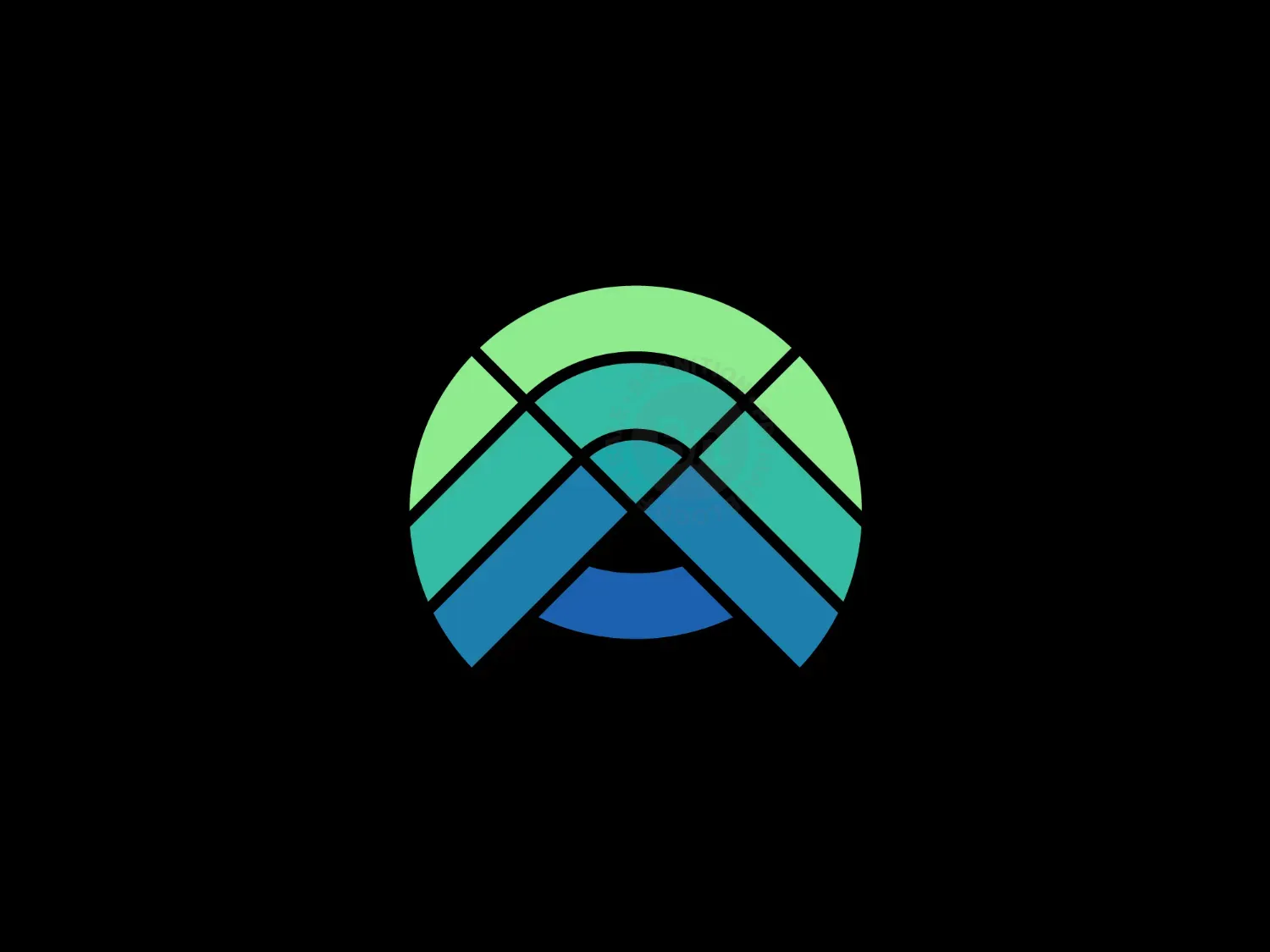 A Lettermark, Network Connectivity Logo