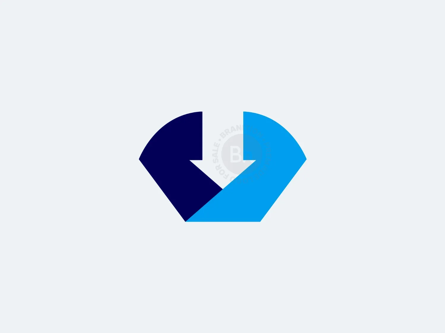V Lettermark, Arrow Logo Design