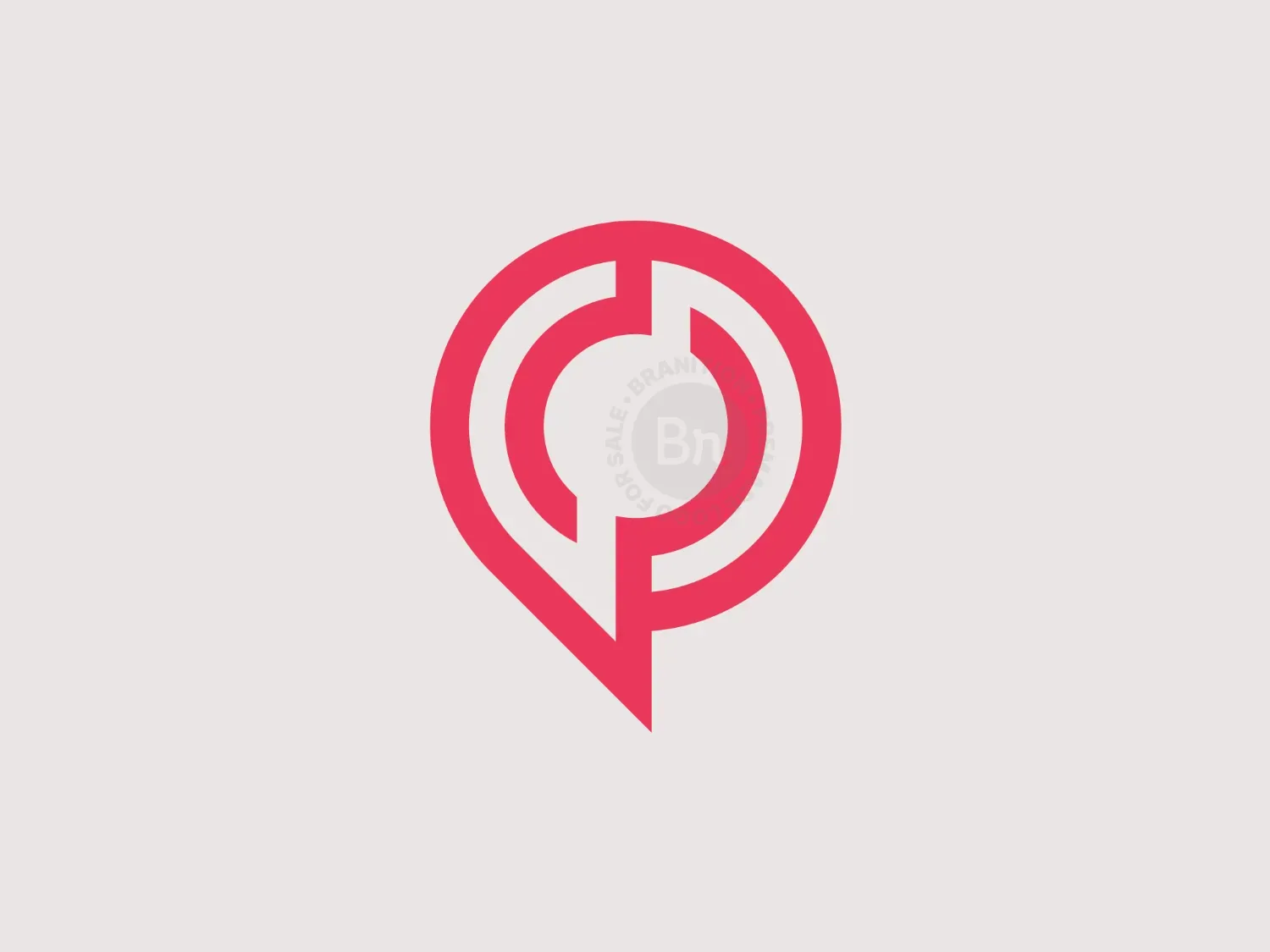 P Lettermark, Location & Navigation Logo Design