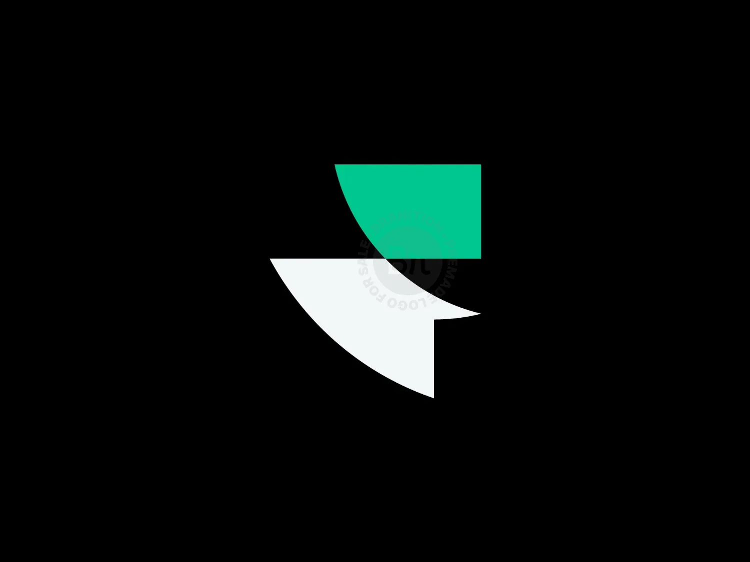 Modern F Lettermark Logo Design
