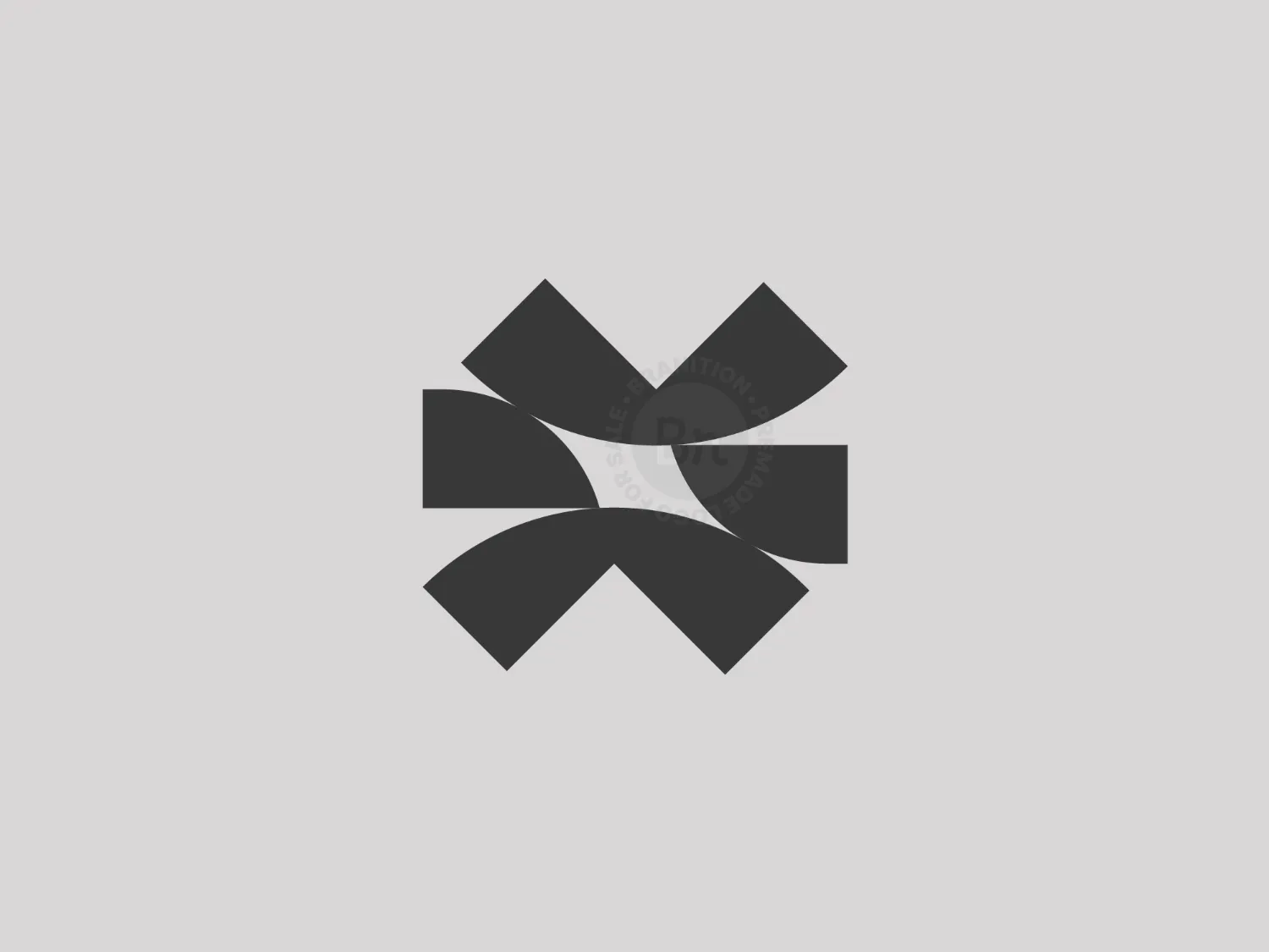 Abstract X Logo, AI, SaaS, Fintech & Tech Startup Logo