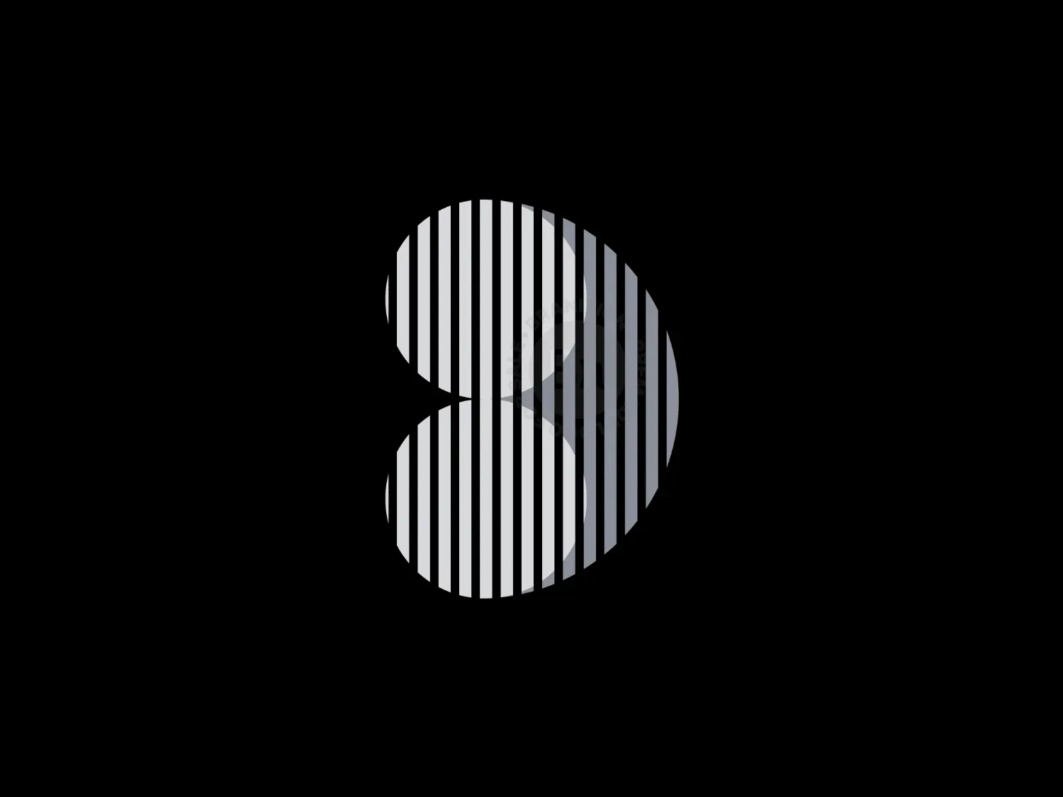 D Lettermark, Speed & Motion Logo Design