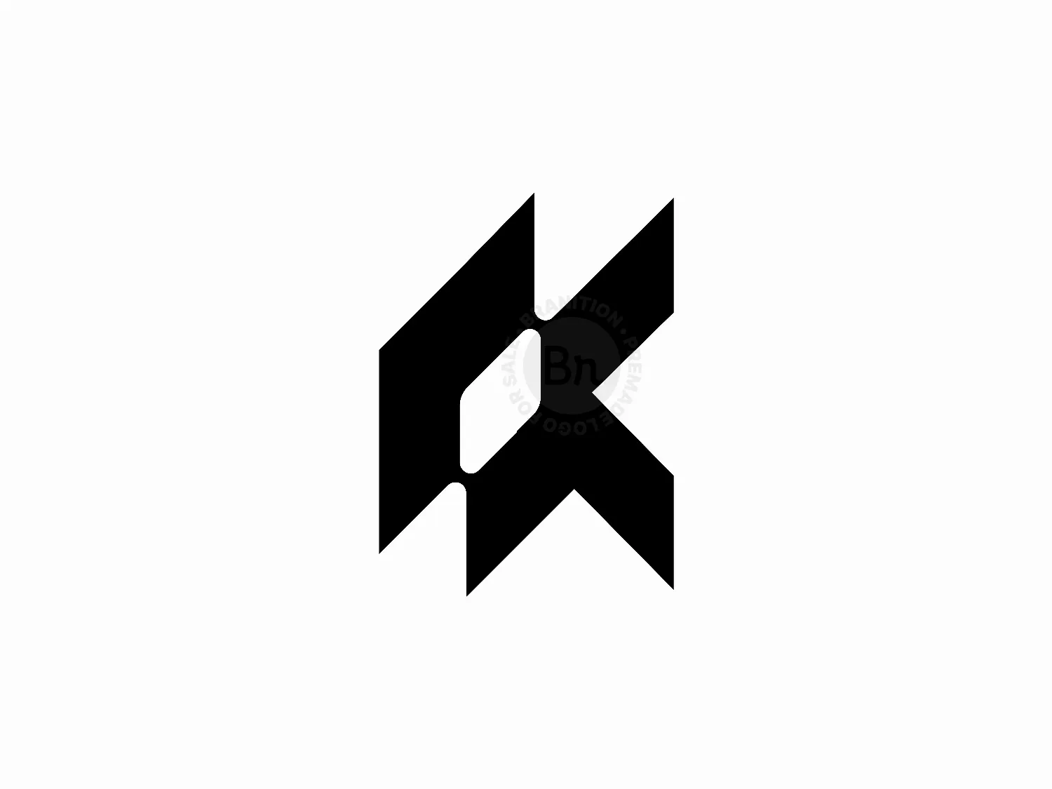 Abstract K Letter Link Logo Design
