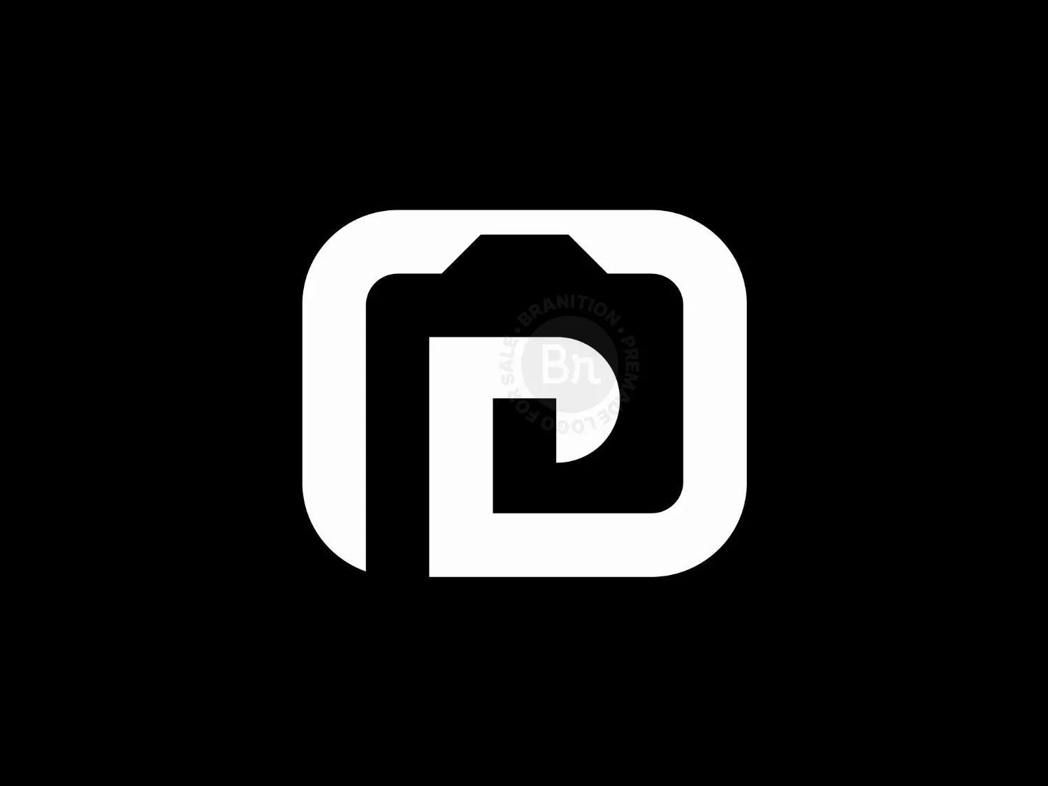 Letter P Camera Photography Logo