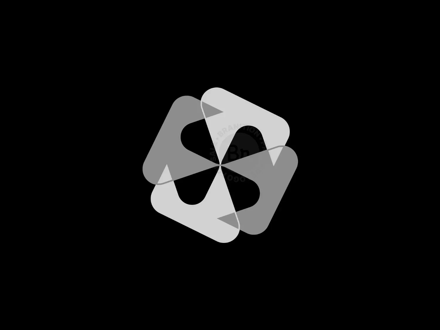 S Lettermark, Geometric Connection Logo Design