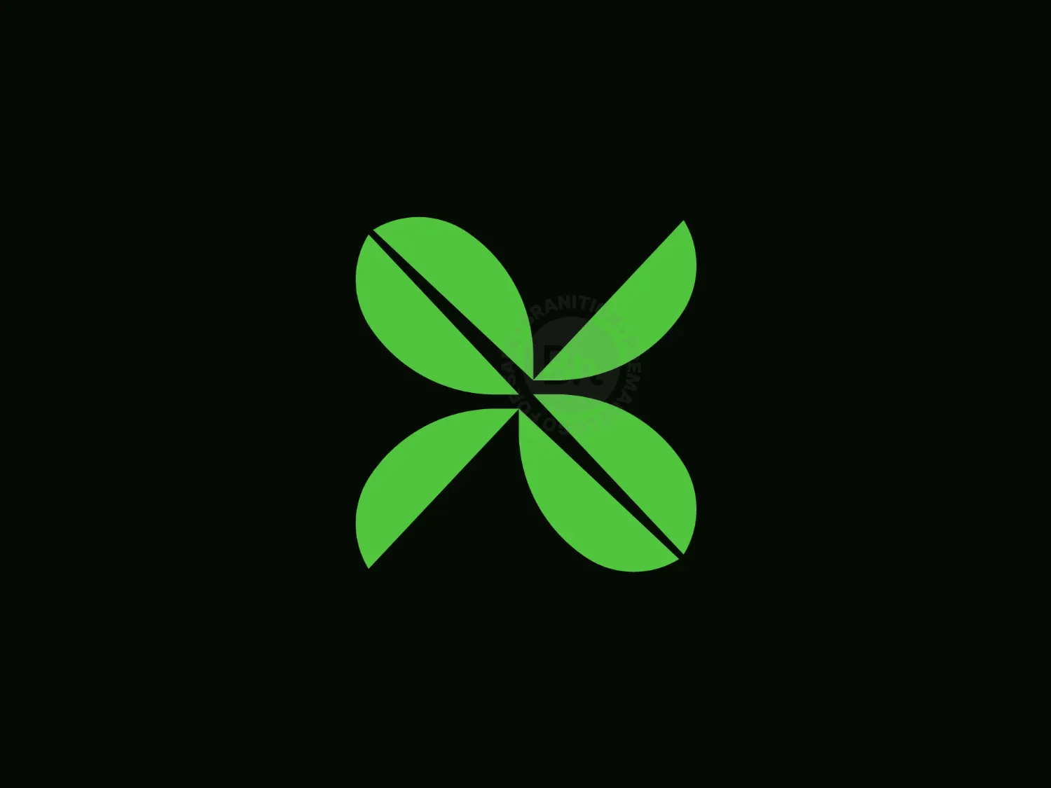 Abstract Nature & Organic Farm Logo