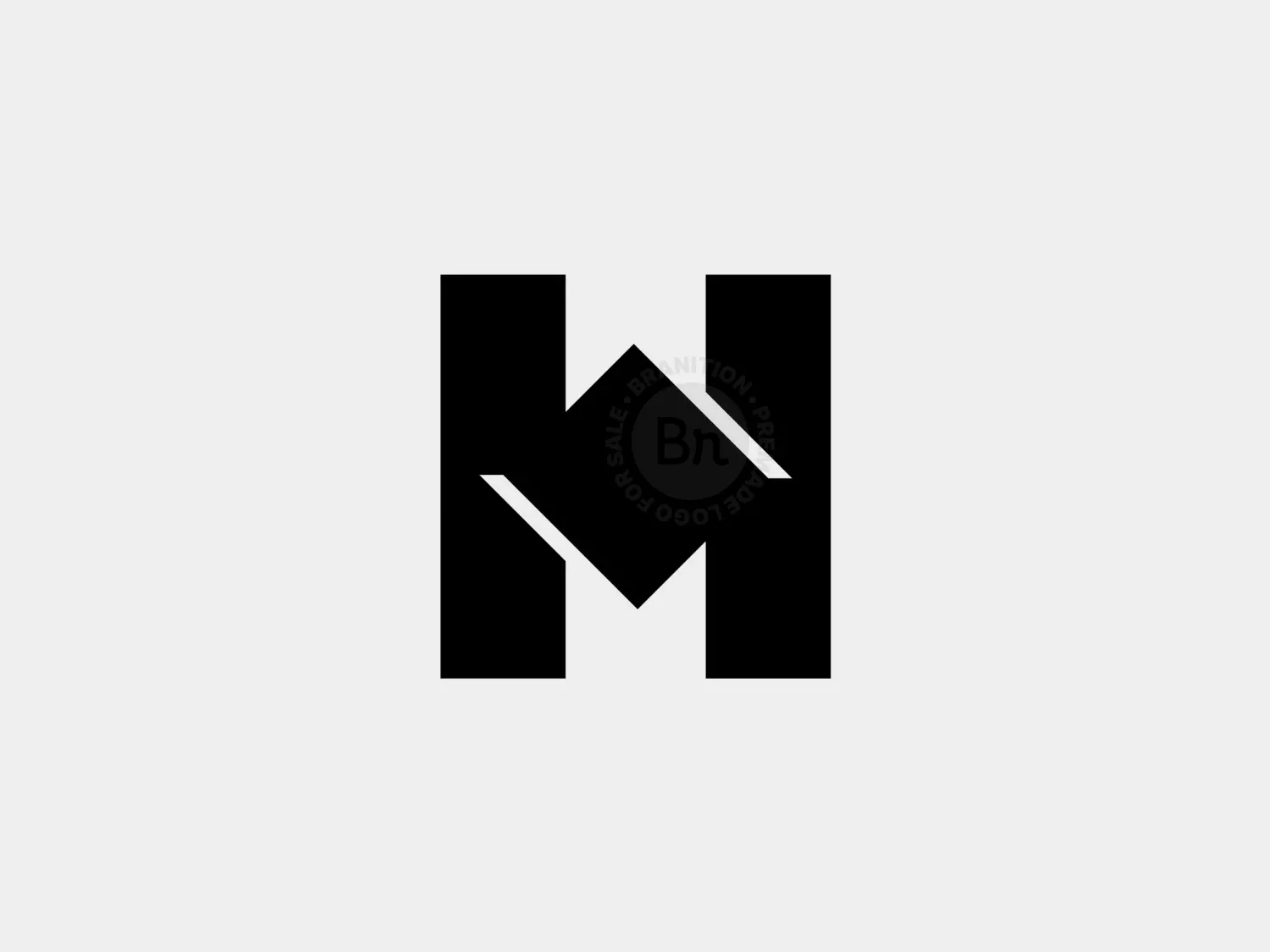 H Lettermark, SaaS & Cloud Technology Logo Design