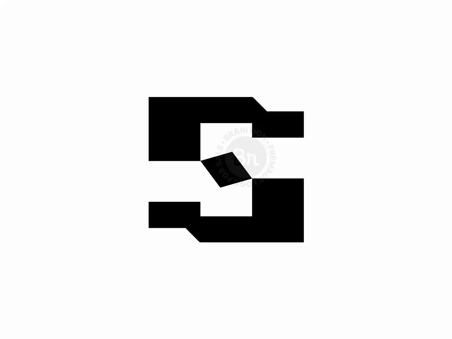 Connecting Letter S Dot Logo
