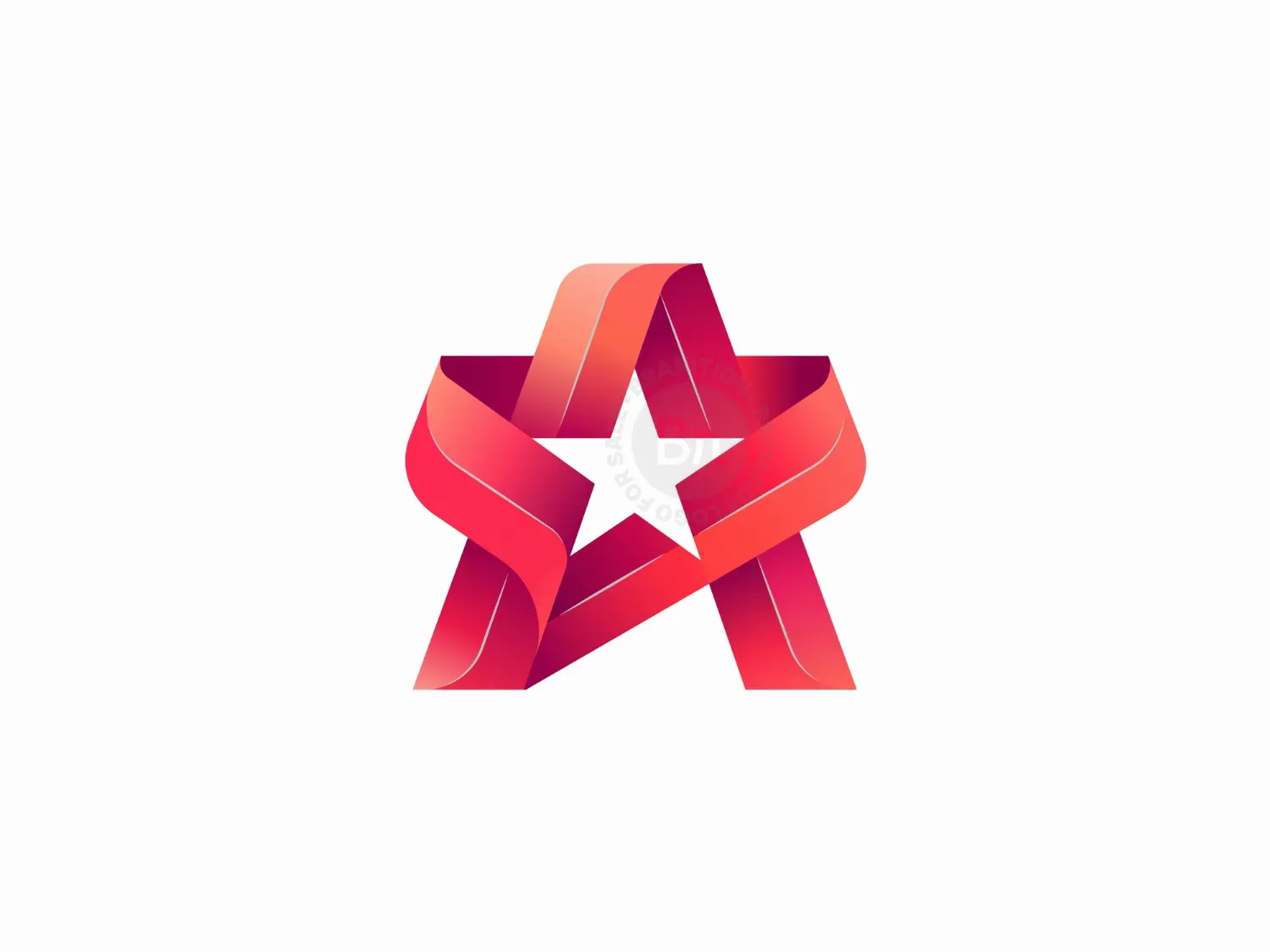 A Star Gradient Logo