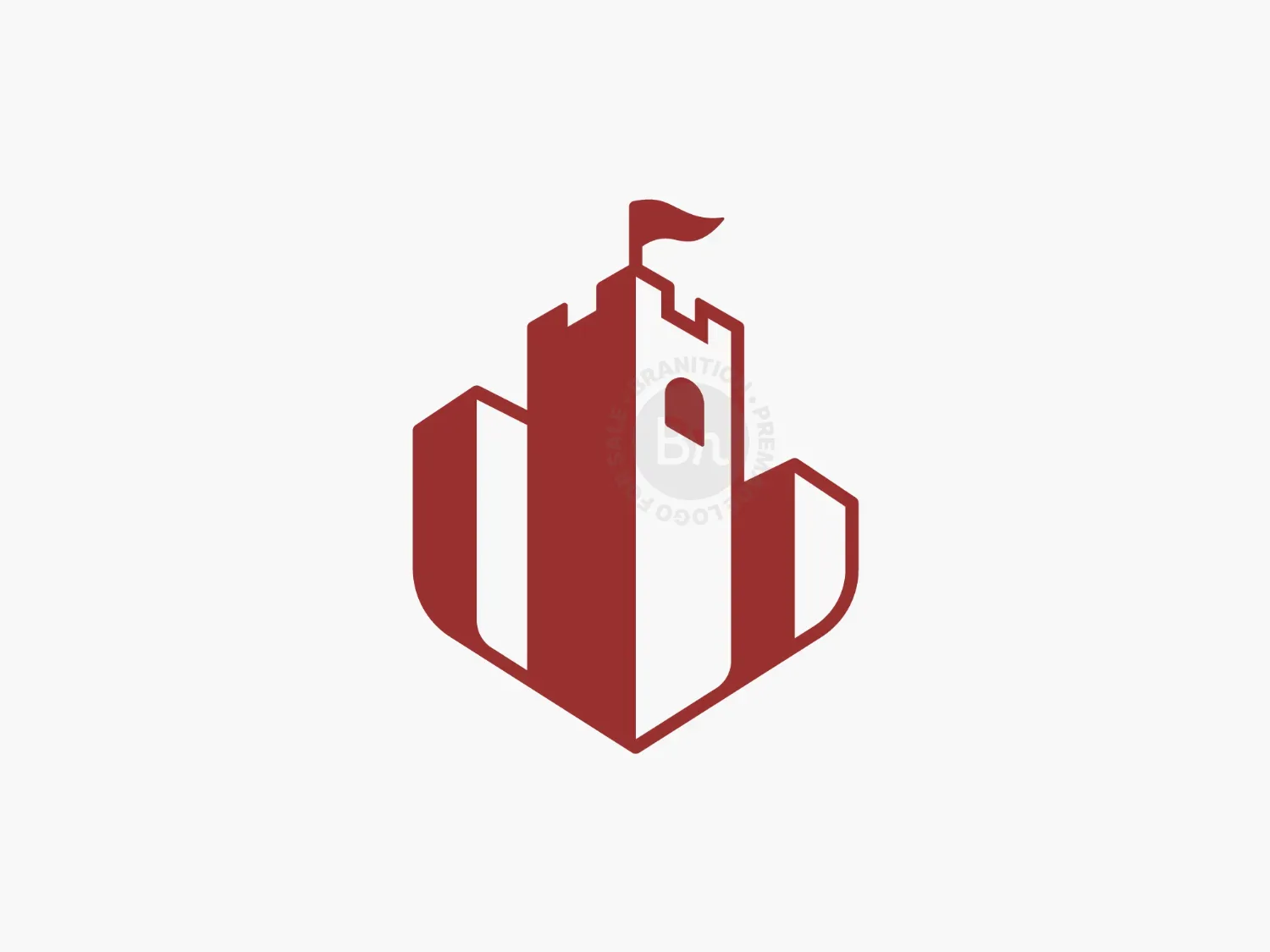 Castle + Shield Logo Design