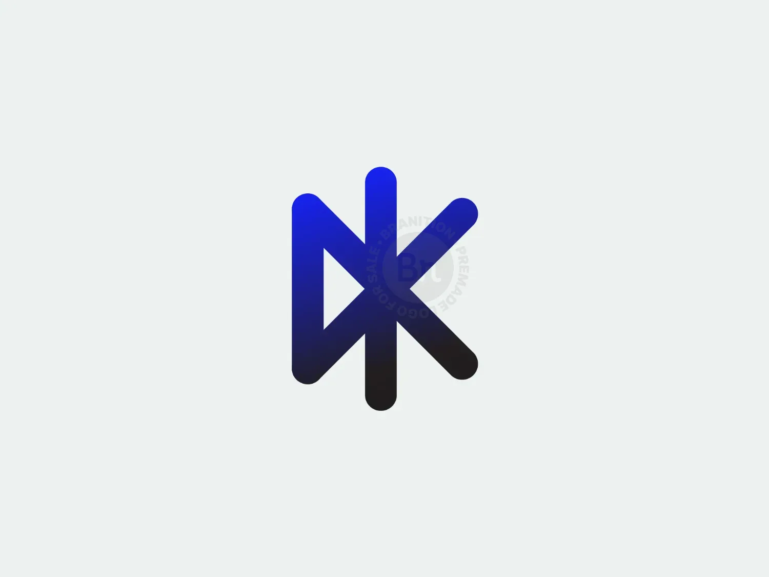 K Lettermark, Play & Gaming Logo Design