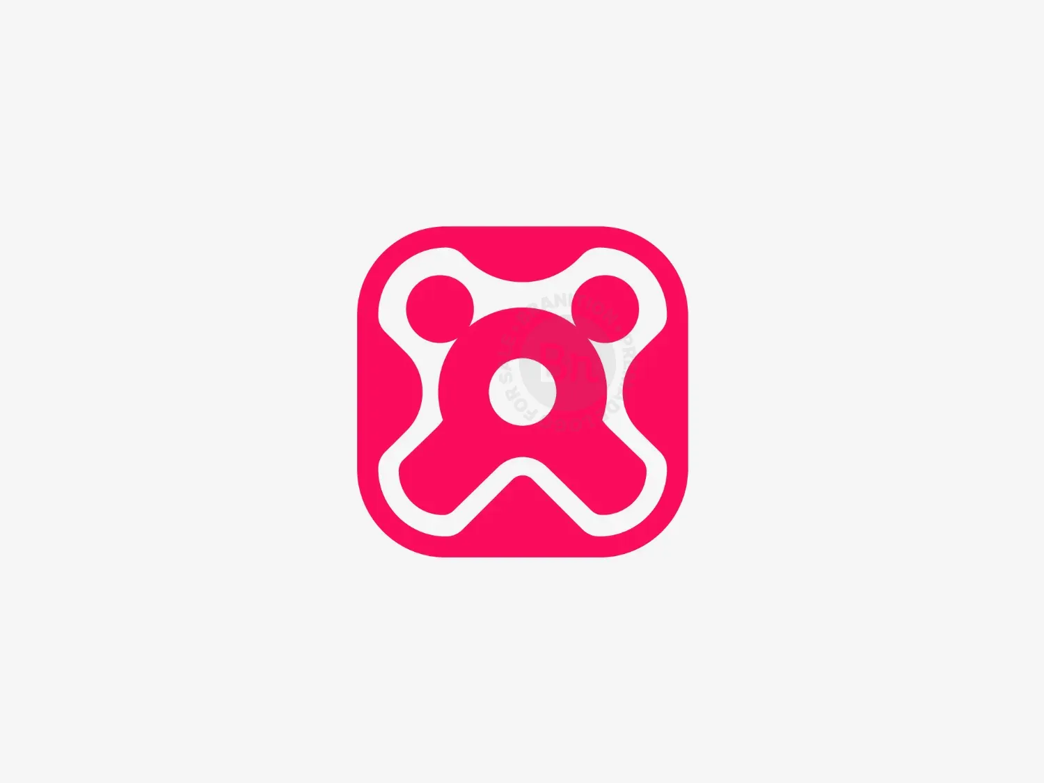 App Icon, Modern Tech & Community Logo Design