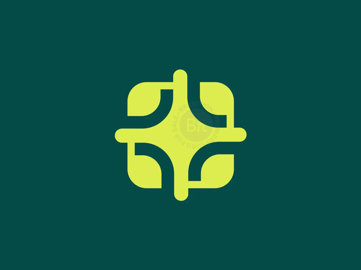 Geometric, Connectivity & Modern AI, SaaS Logo Design