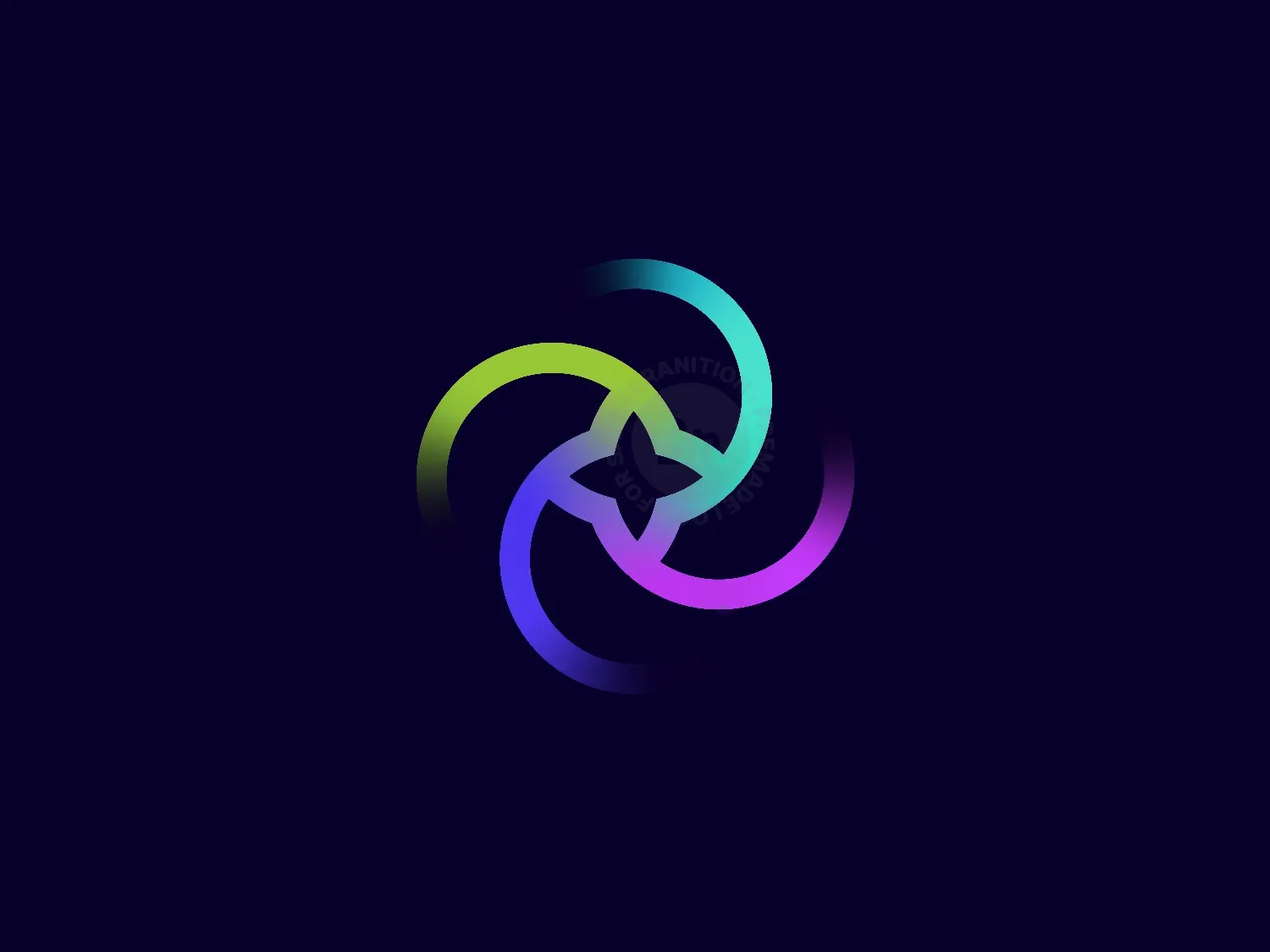 Abstract AI Spark Logo Design