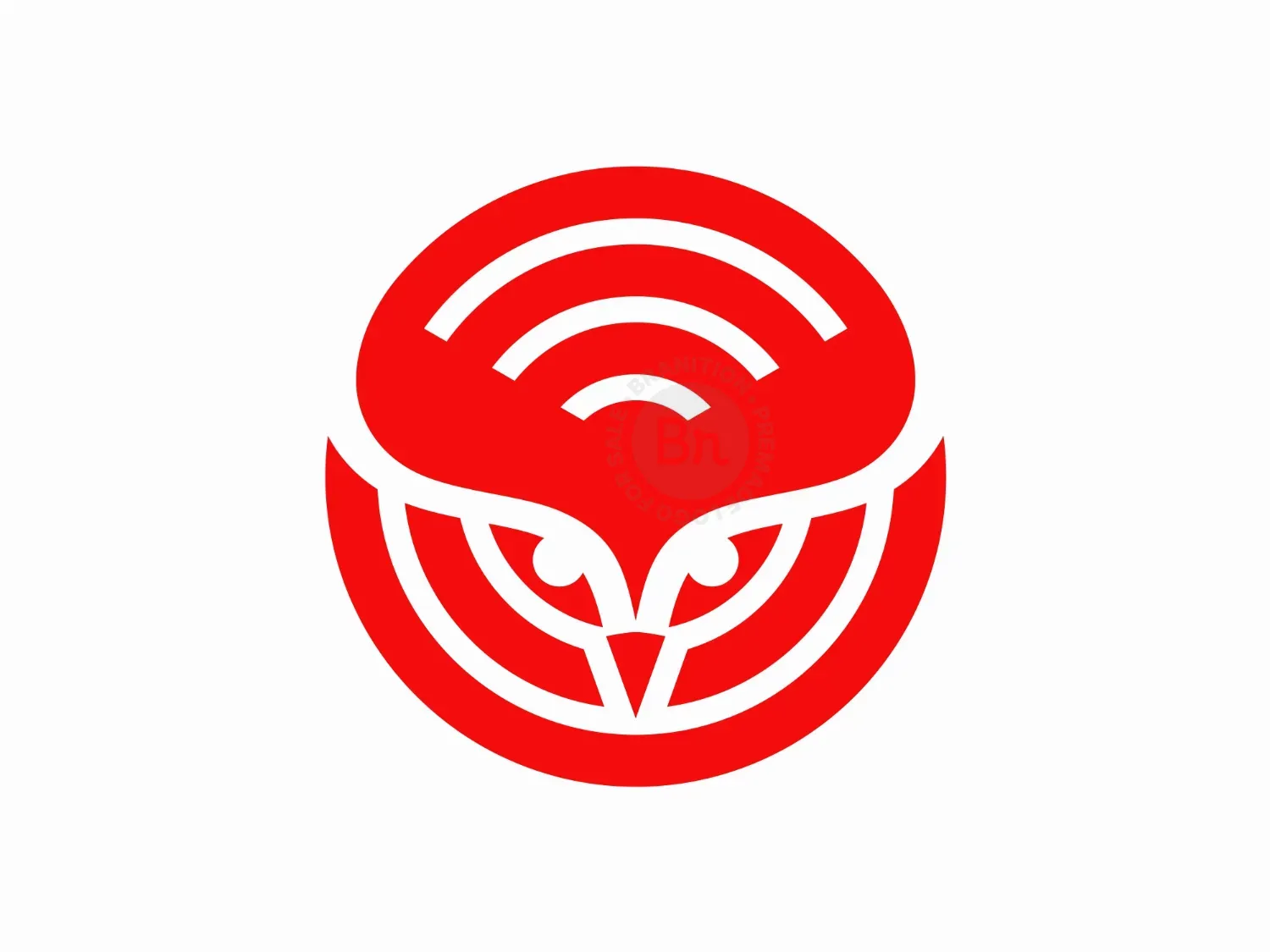 Target Owl Simple Modern Logo