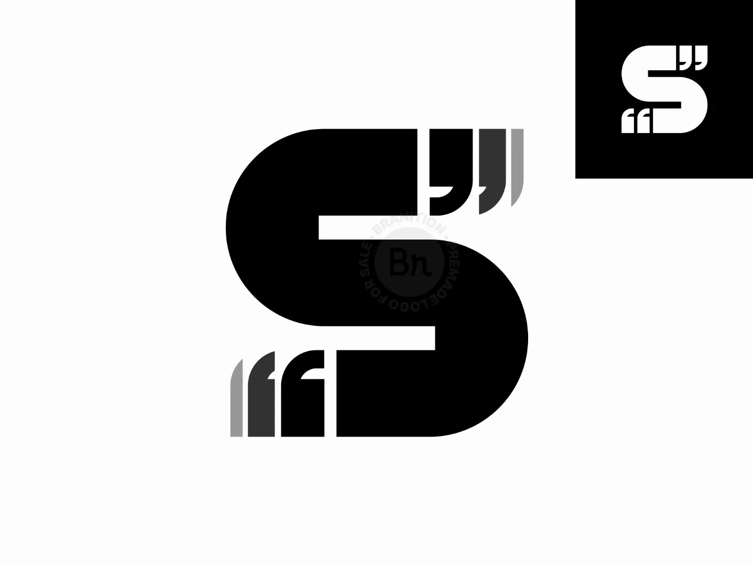 Letter S Quotes Chat Logo