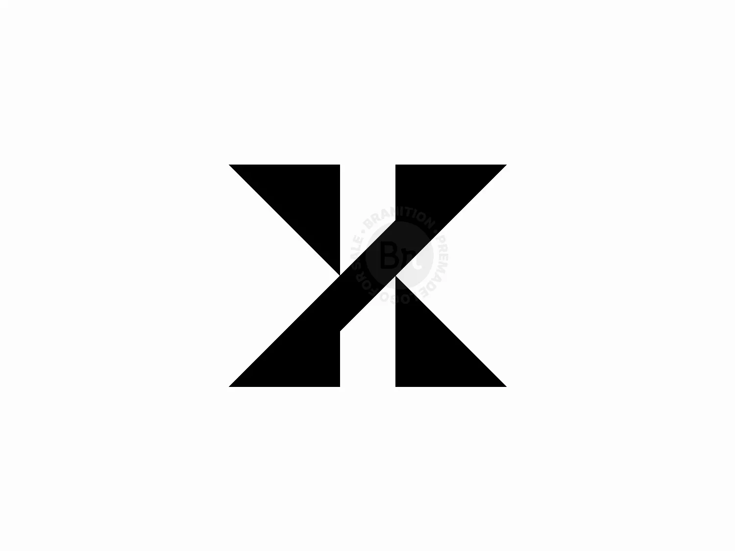 Minimal X Logo Design