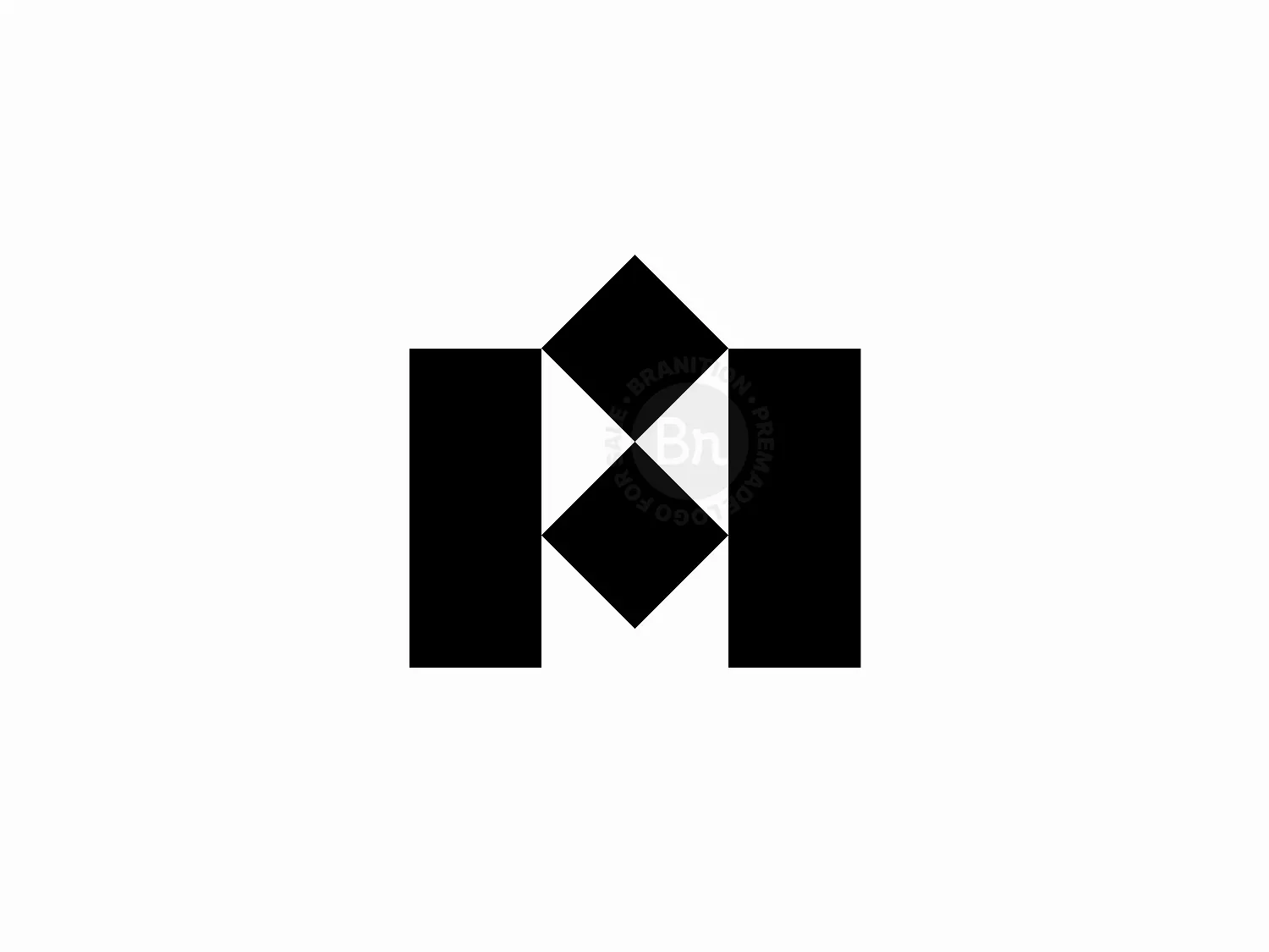 m geometric logo logo 0
