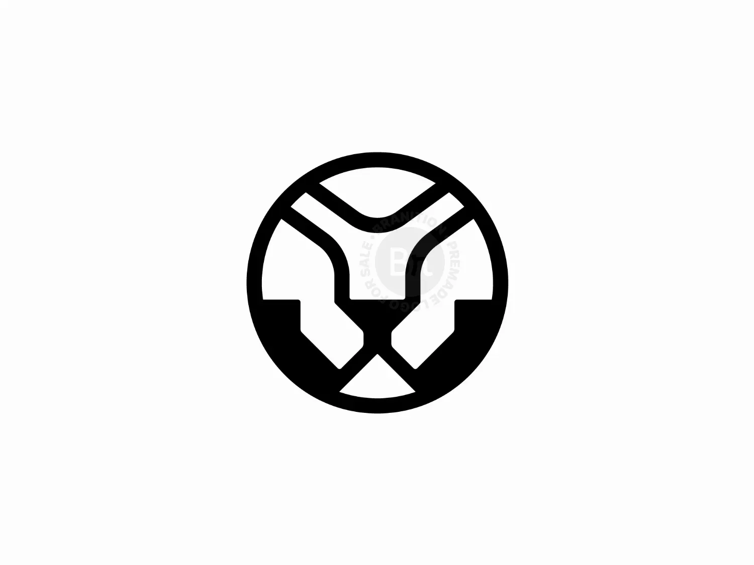 Modern Circular Strength & Leadership Logo