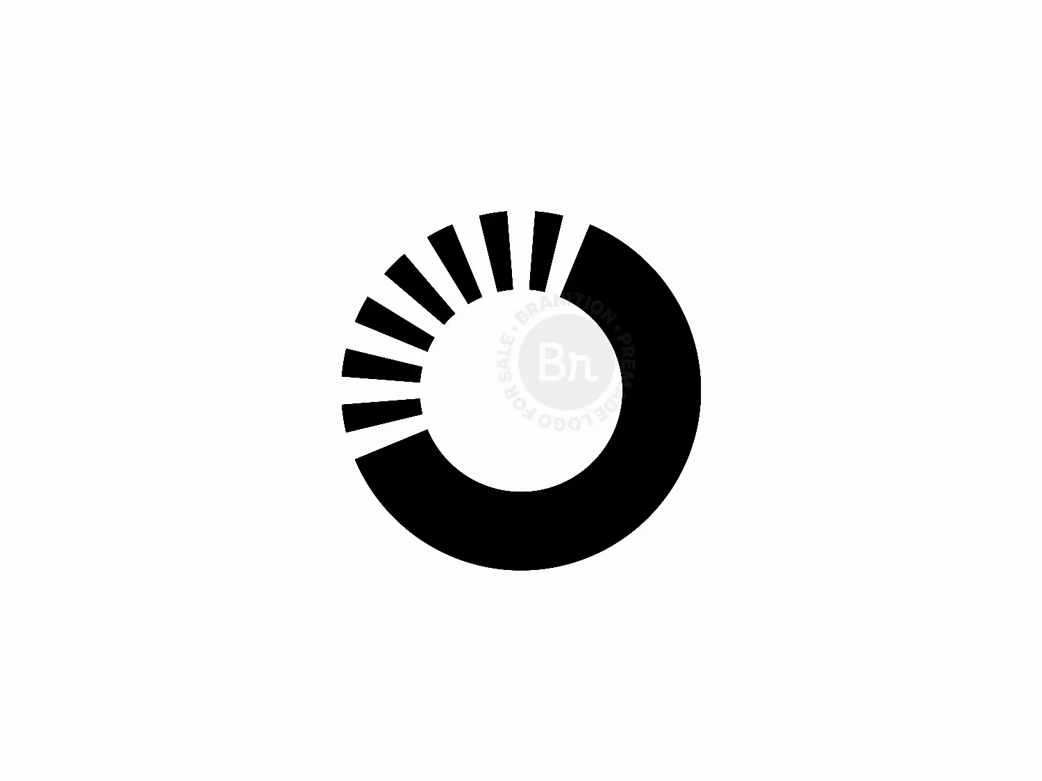 Sunburst Circle Logo Design
