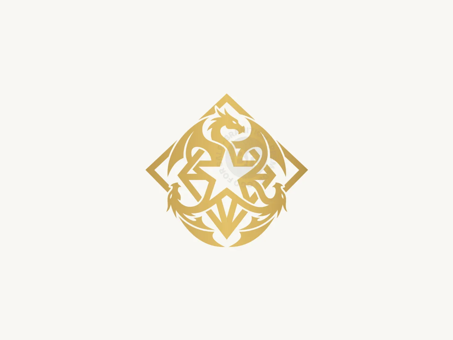 Triple Dragon Star Diamond Logo