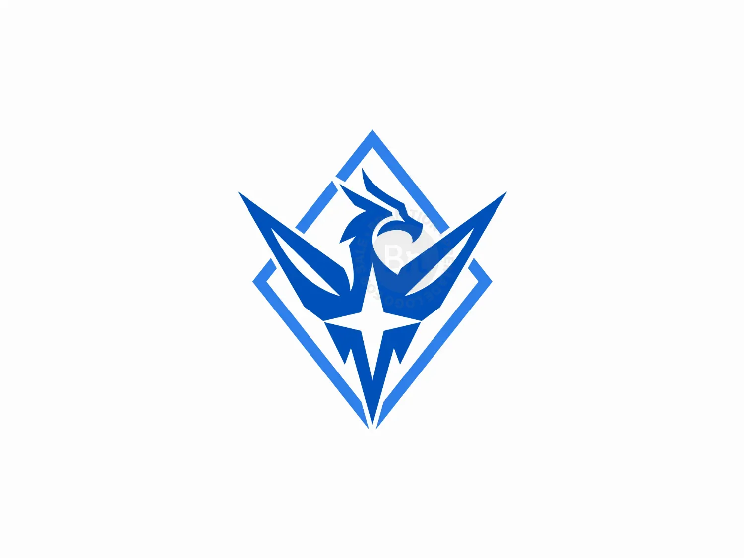 Dragon Star Diamond Emblem Logo