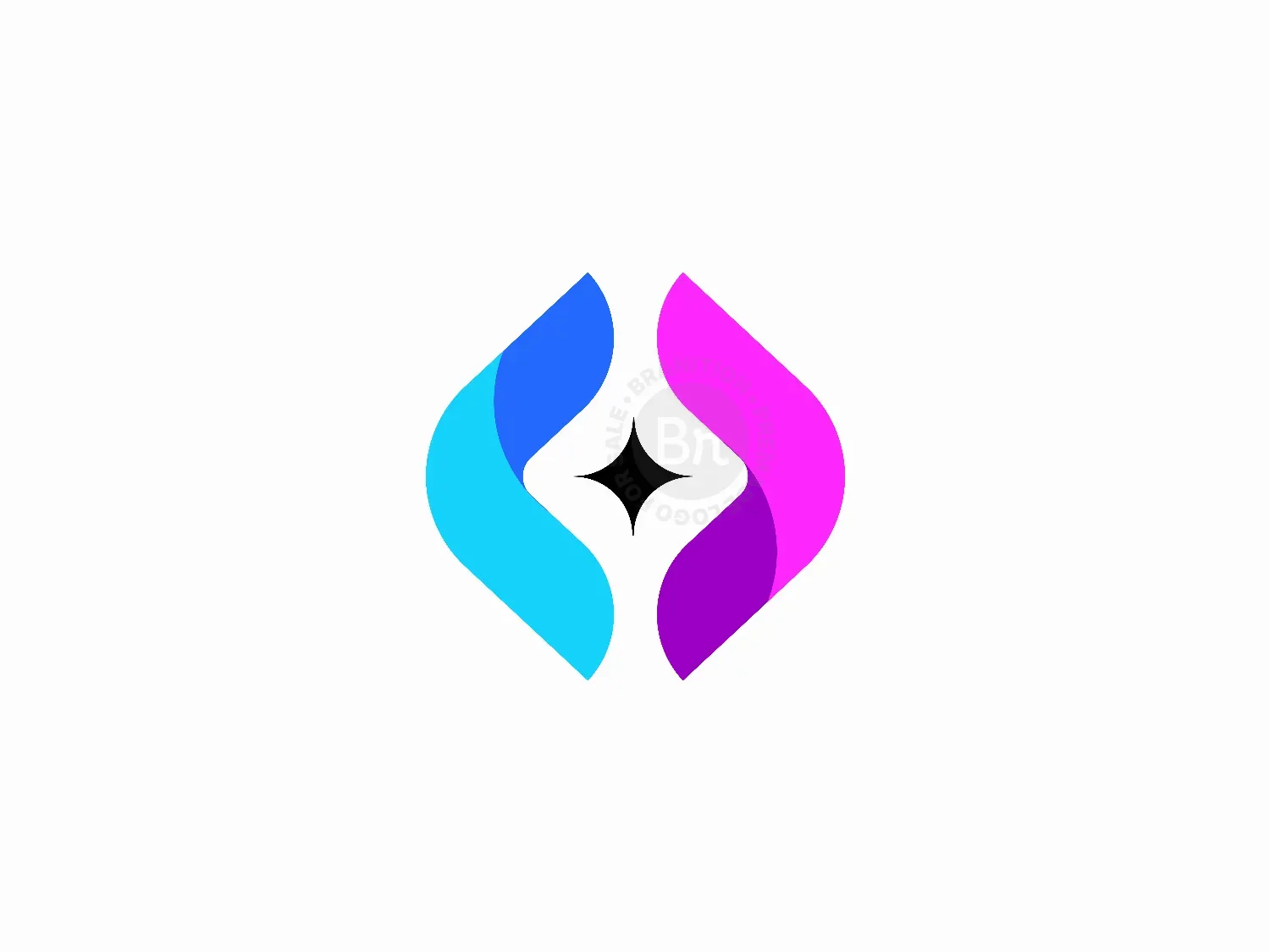 abstract geometric logo logo 0
