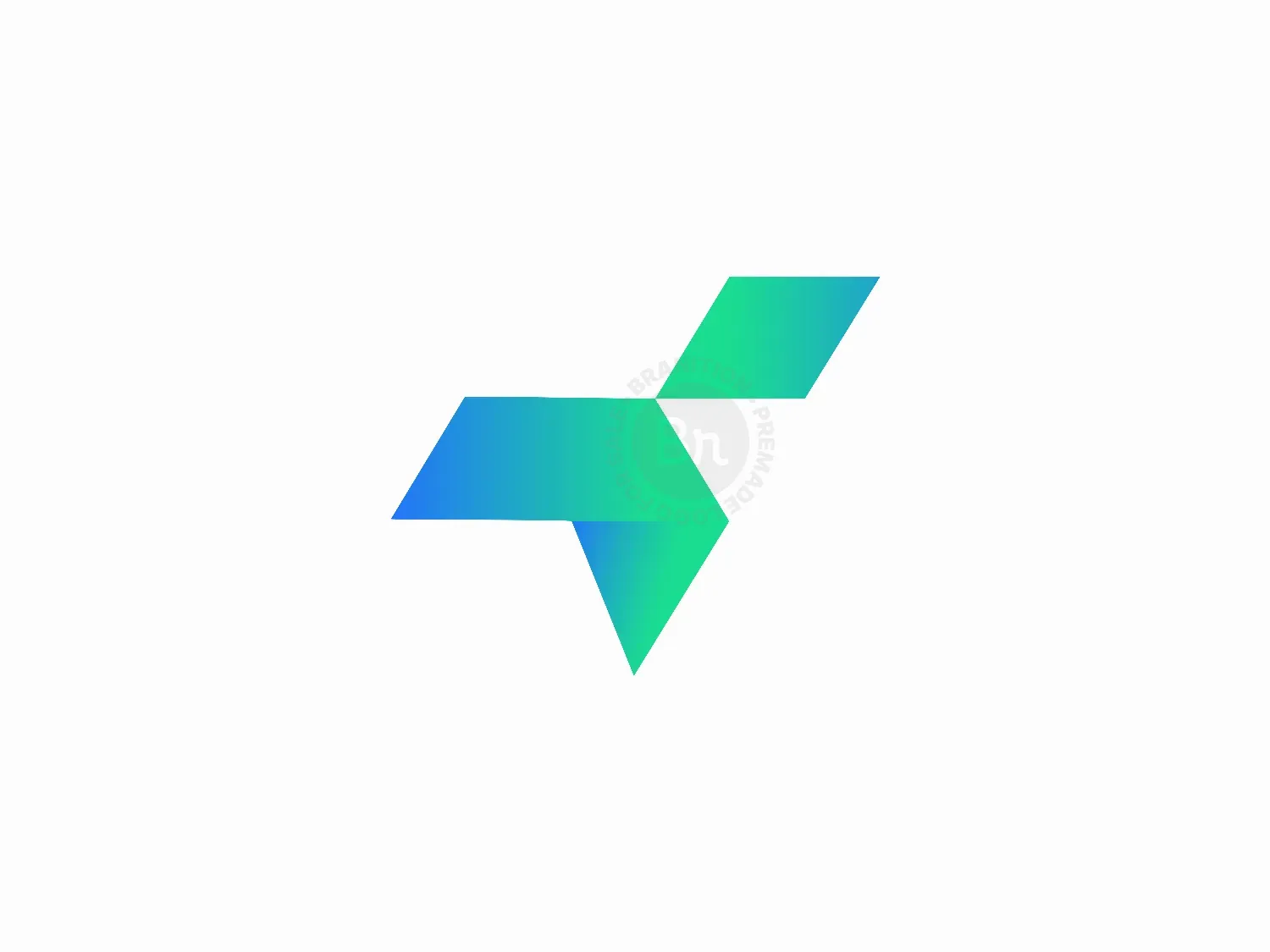 Gradient T Letter Logo Design