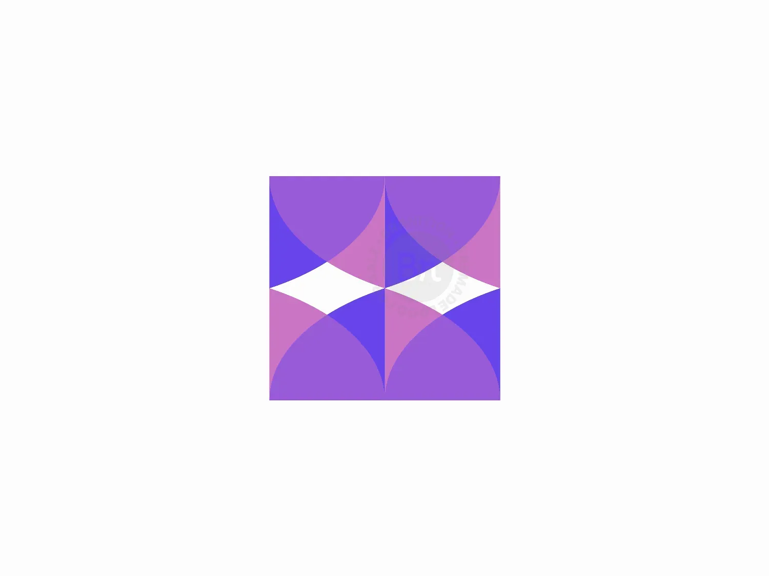 Geometric Hourglass Logo Design