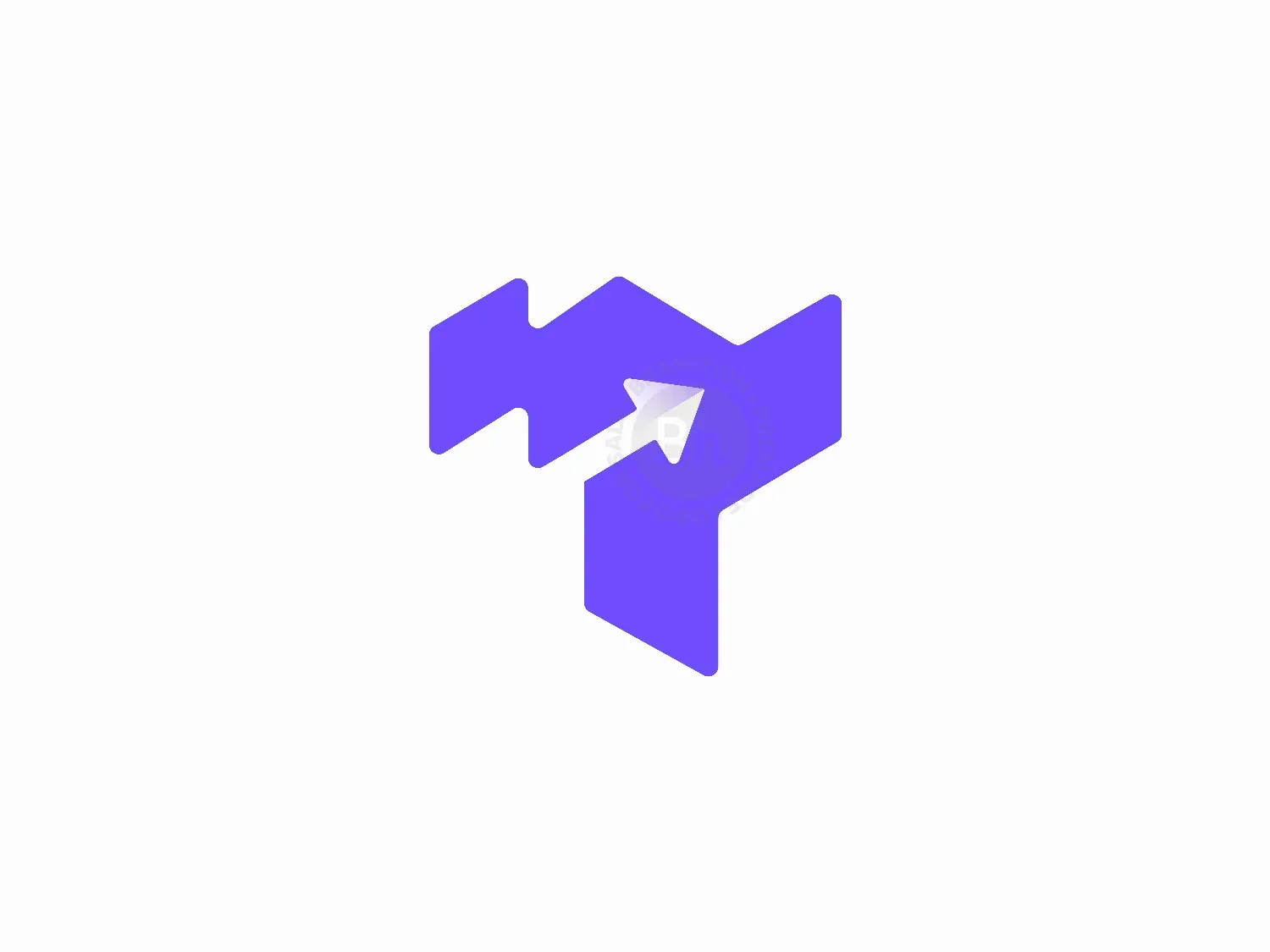 T Letter Arrow Logo Design
