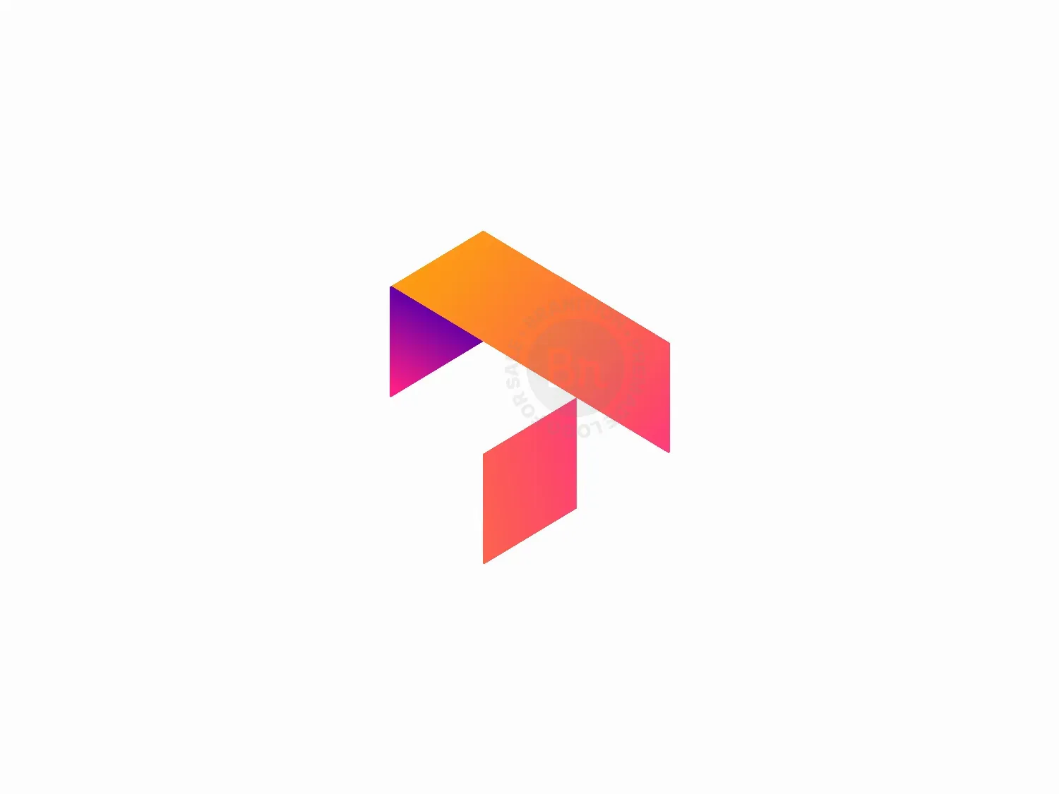 Gradient T Letter Logo Design