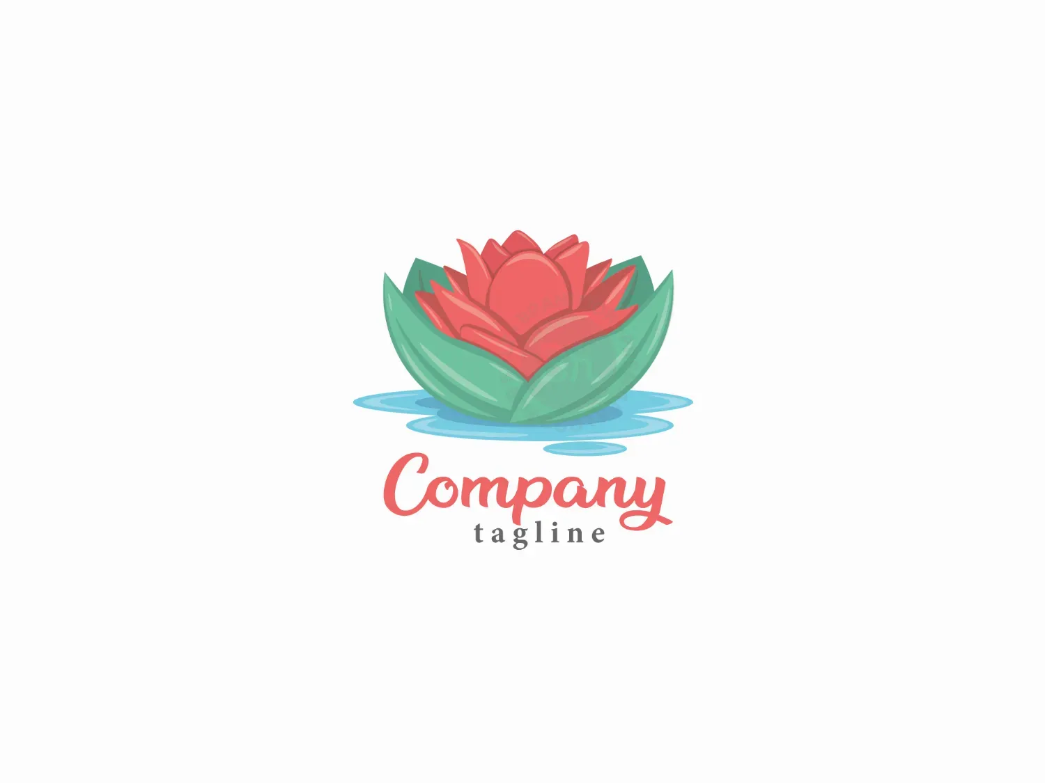 Water Flower Logo