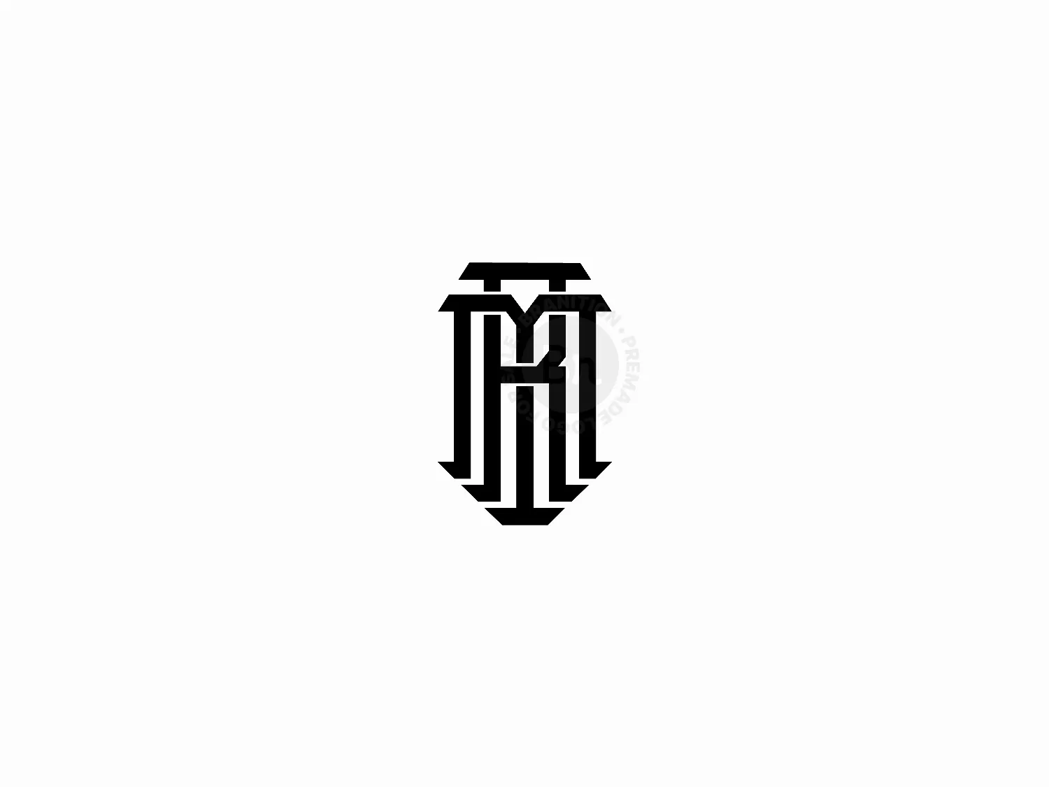 RM Monogram Logo - Branition