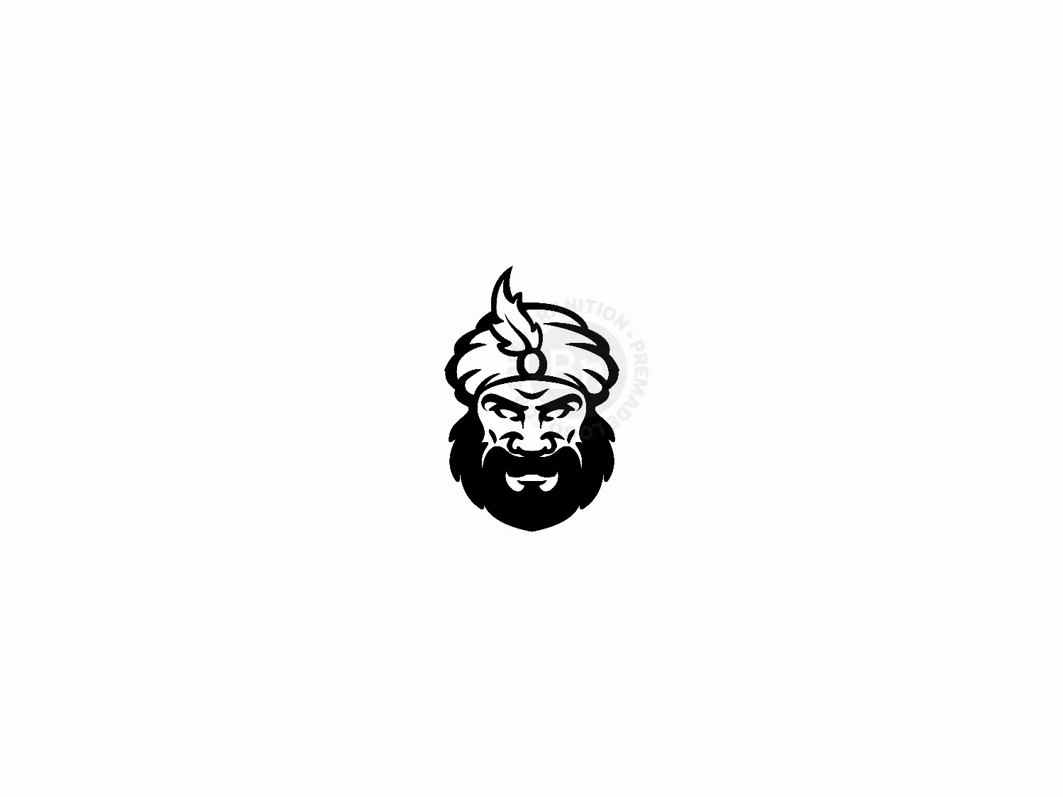 Sultan Mascot Logo - Branition