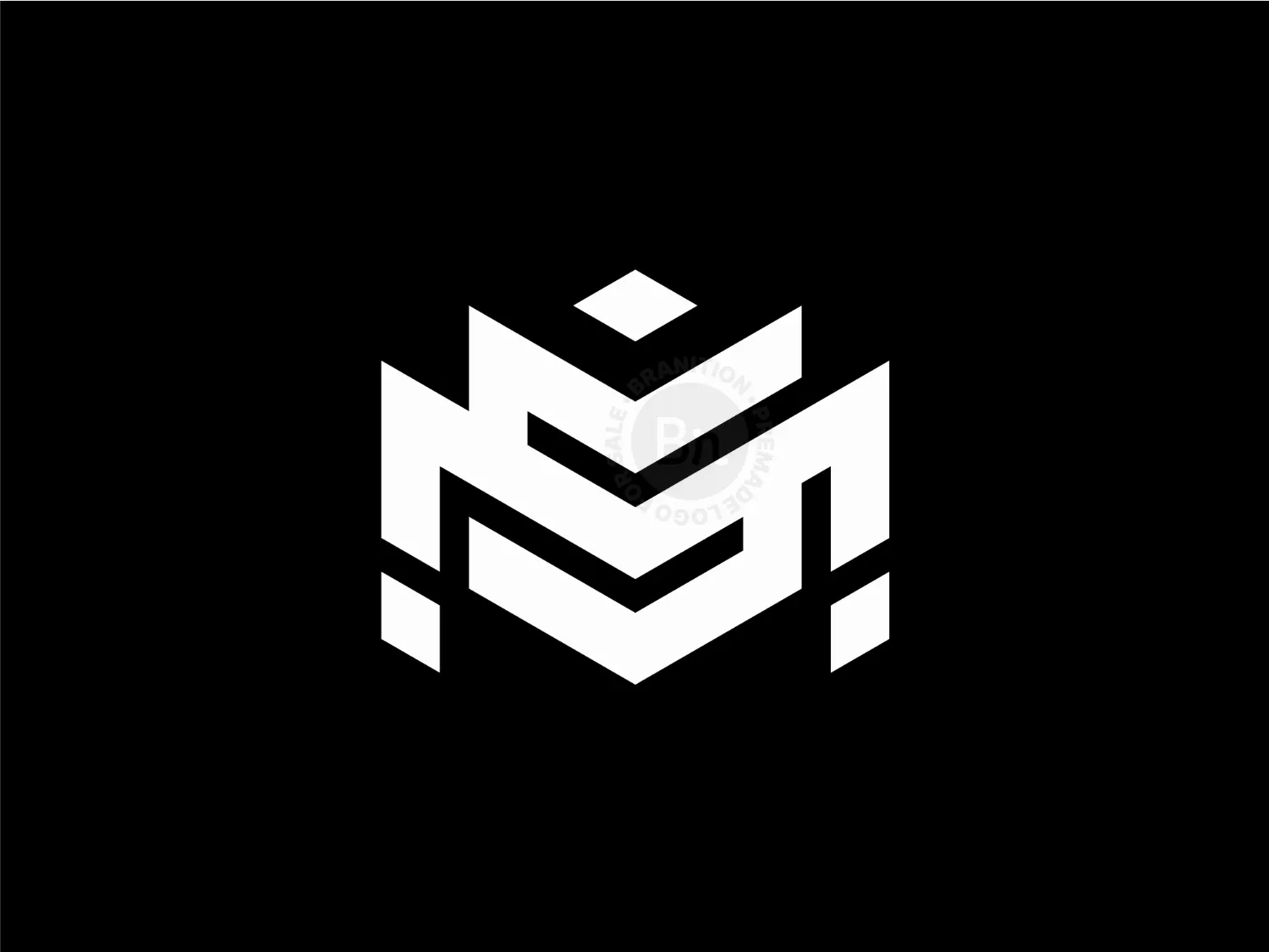 Monogram Letter Sm Logo - Logoku
