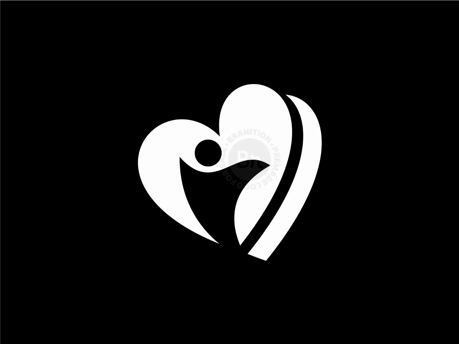 simple a love letter logo black vector icon design 2996872 Vector Art at  Vecteezy