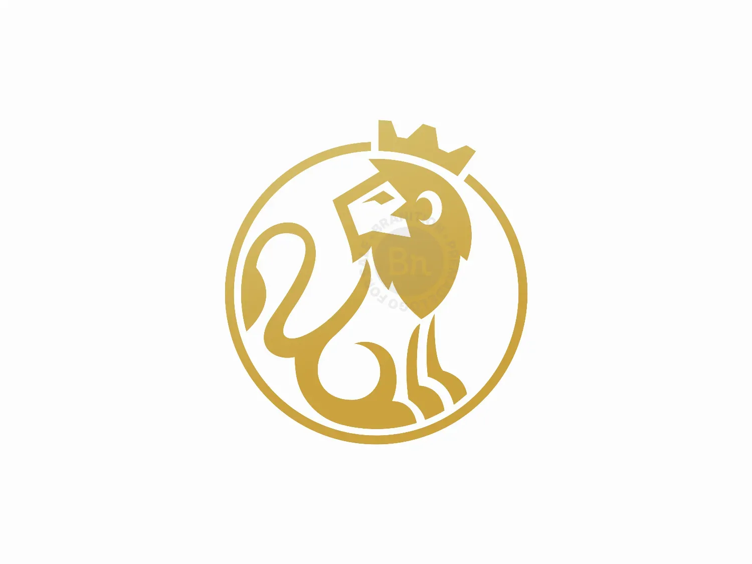 King Lion Logo Design || How To Make Logo Design In Pixellab - YouTube