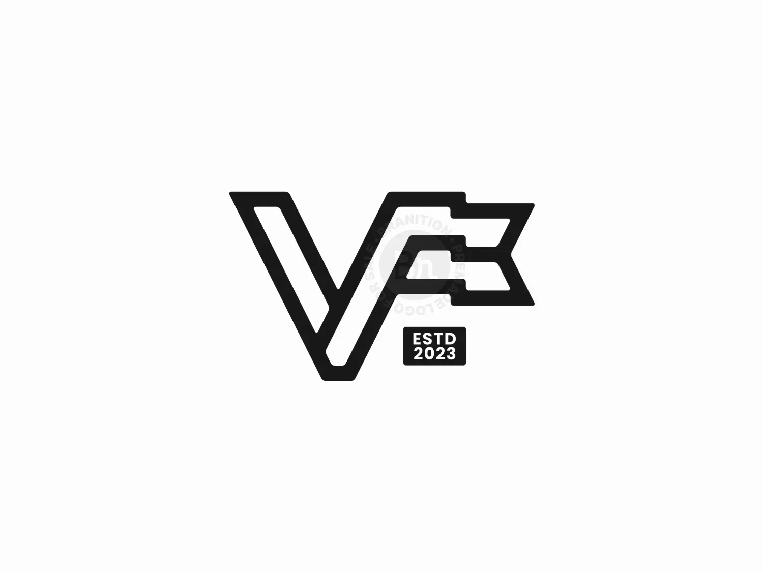 Premium Vector | Luxury initial w wv wiv viv vw viw vv logo design template