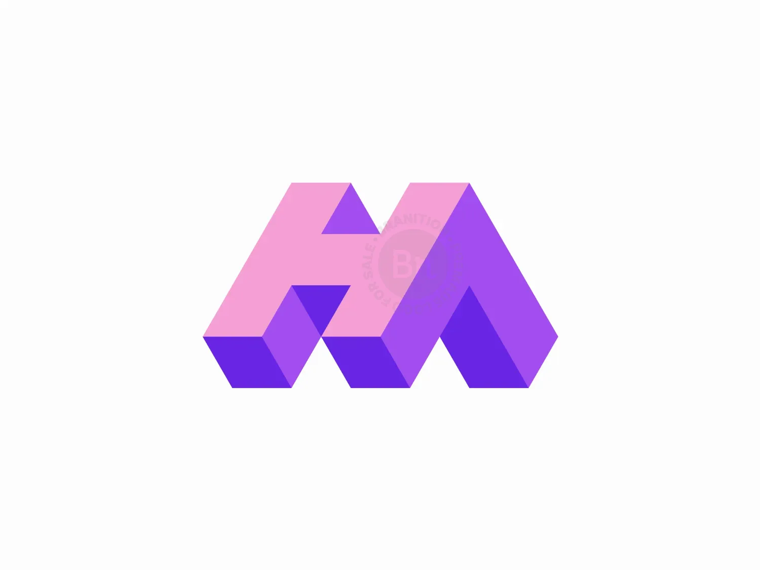 H + M Logo Design