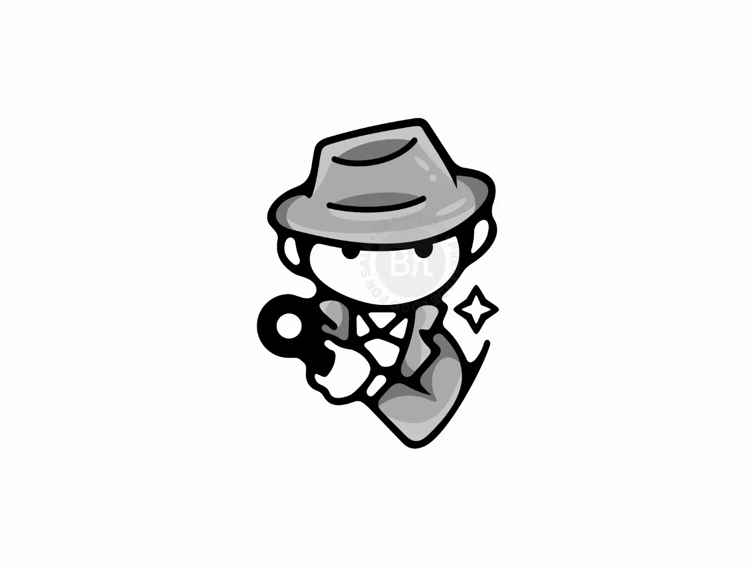 Curious Agent Spy Detective Logo – MasterBundles