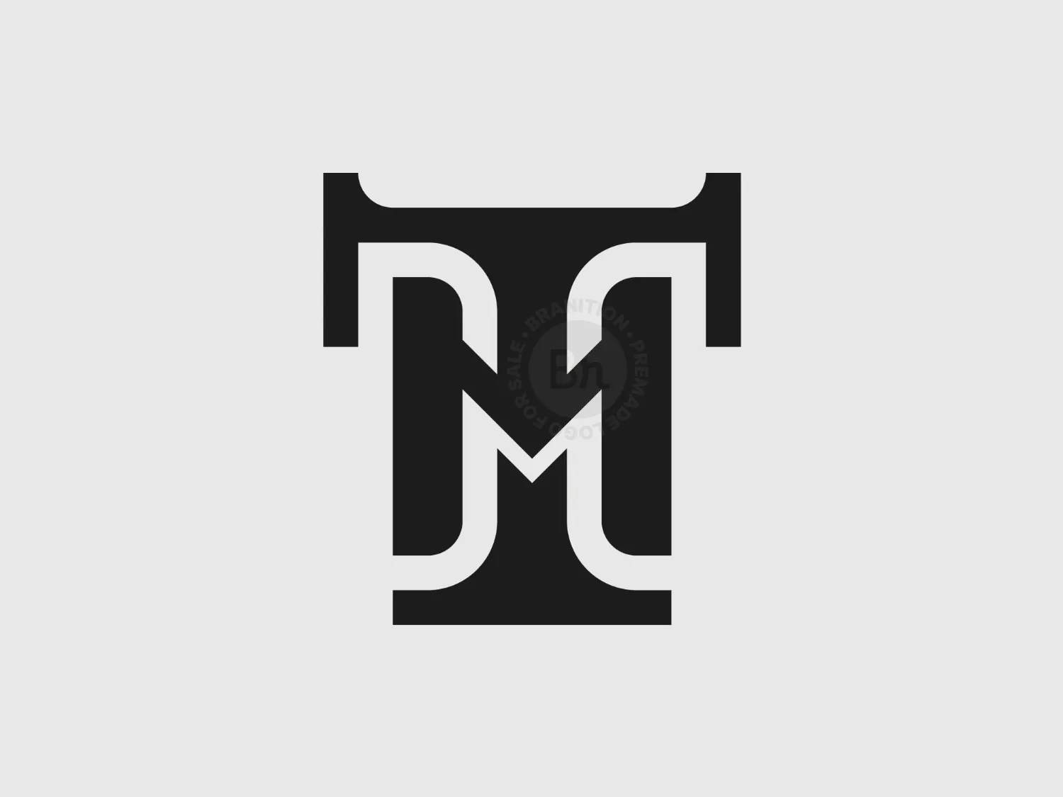 Premium Vector | Mt logo design , compant logo