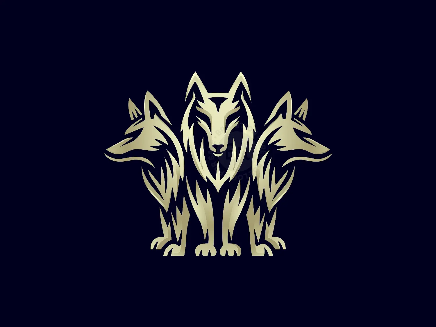 Cool Wolf Logo 3