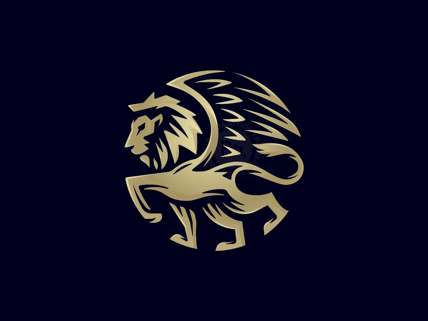 Cool Lion Logo 3