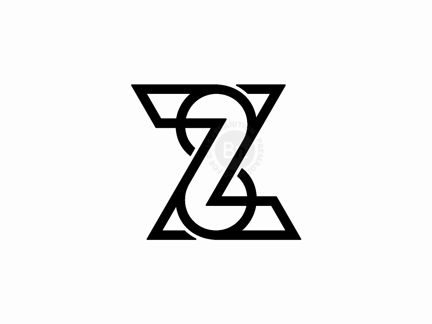 monogram z logo logo 39