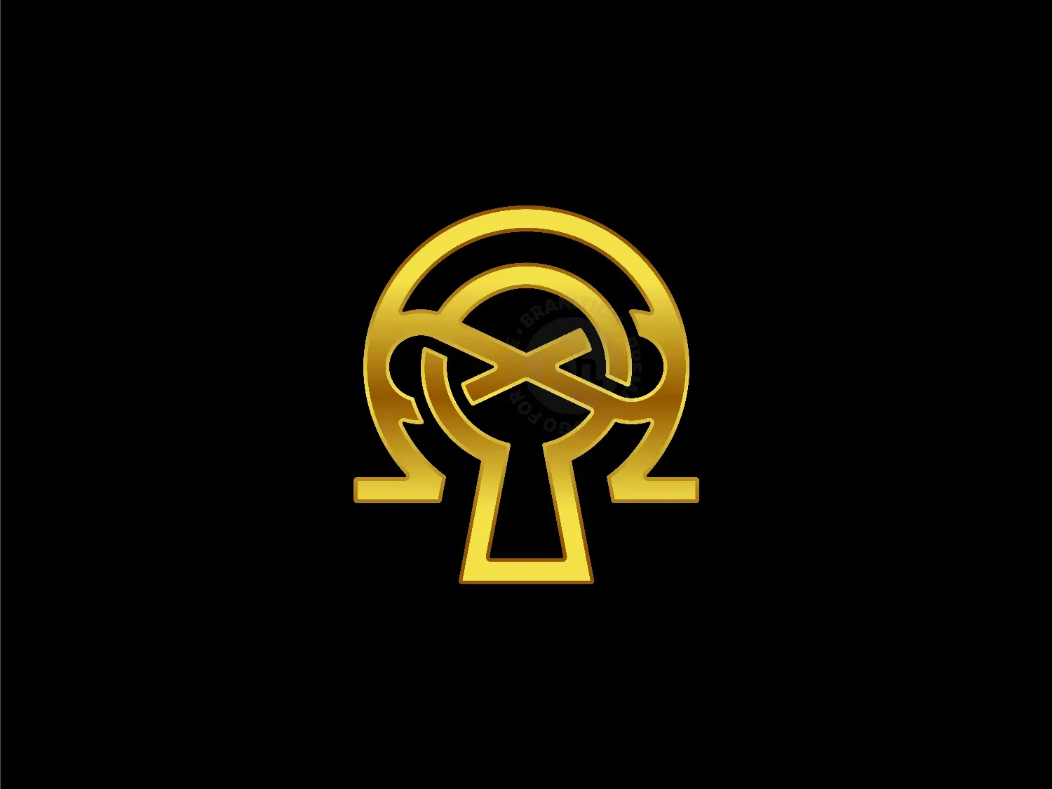 Omega Infinity Keyhole Logo
