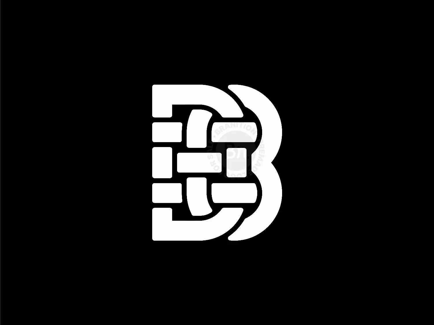 letter bd logo logo 8